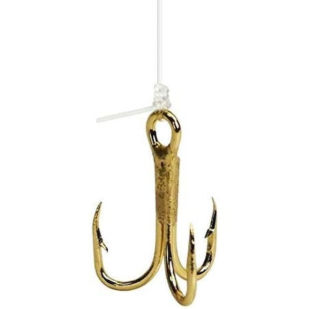 Bear Paw Red Sea Guard Snelled Hook 18 Mono Leader, Sz 2, 5PK SWBR-2